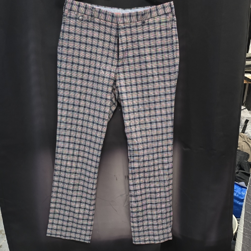 Louis CASTEL NWOT plaid Pants
